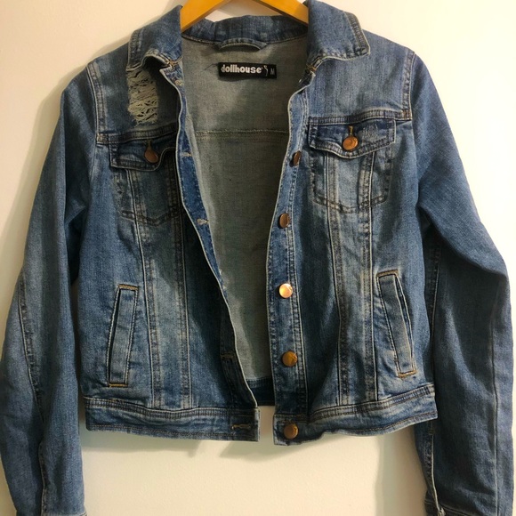 Dollhouse Jean jacket lightly distressed - Picture 1 of 2